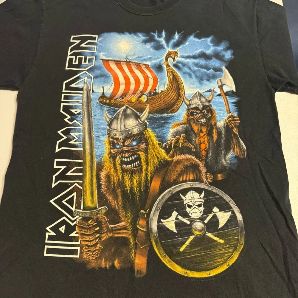 Vintage 2006 Iron Maiden “A Matter of Life and Death Nordic” T Shirt‎ S Tour